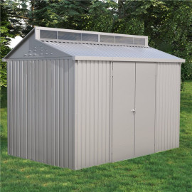Billyoh Skylight Metal Shed with Foundation Kit 10x6
