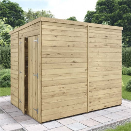 Billyoh Switch Tongue and Groove Pent Shed 8x6 Windowless