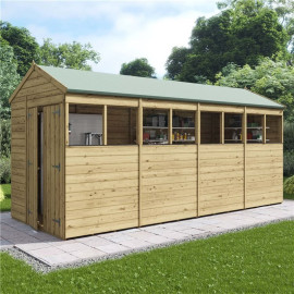 Billyoh Switch Tongue and Groove Apex Shed 16x6 Windowed
