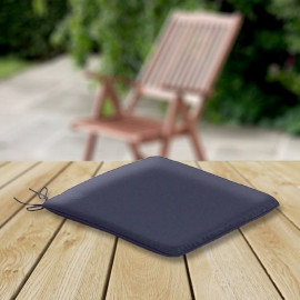 2 X the Cc Collection Garden Seat Cushions Garden Seat Pad Navy Blue