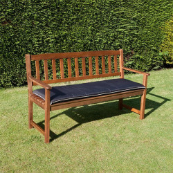 Billyoh 3 Seat Bench Cushion Black 3 Seat Bench Cushion Black