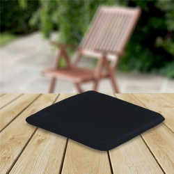 The Cc Collection Garden Armchair Cushion Black 8x Armchair Cushion Black