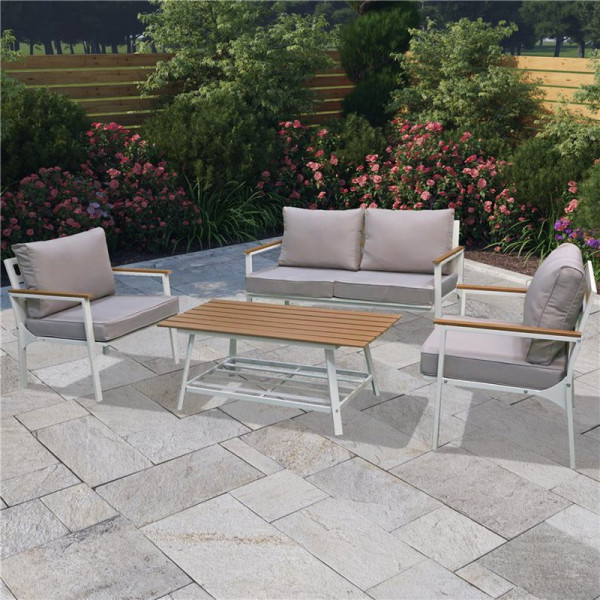 Buy BillyOh Enna 4 Seater Outdoor Aluminium Garden Sofa Set 4 Seater Online - Garden Furniture