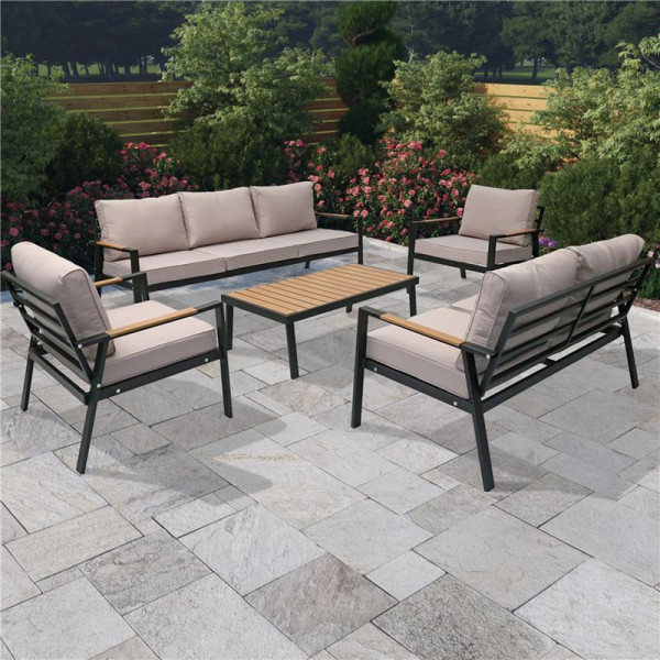 Buy BillyOh Amalfi 7 Seater Outdoor Aluminium Garden Sofa Set 7 Seater Online - Garden Furniture