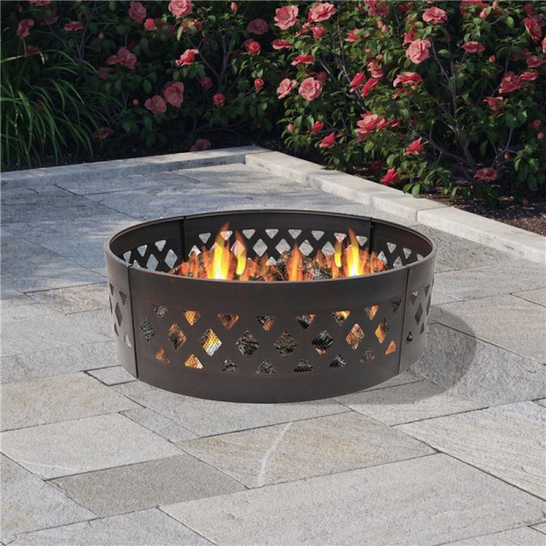 Buy BillyOh Alaska Metal Campfire Fire Pit Ring Campfire Ring Online - Home & Garden