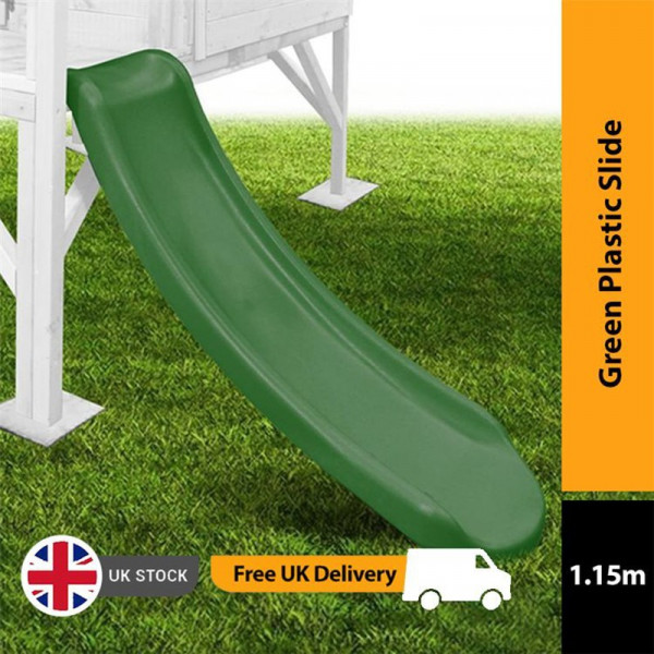 Buy Mad Dash 1.15m Plastic Slide Forest Green 1.15m Plastic Slide Forest Green Online - Garden Furniture