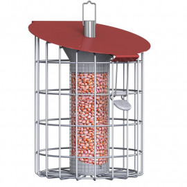 Roundhaus Nut Bird Feeder Chinese Red