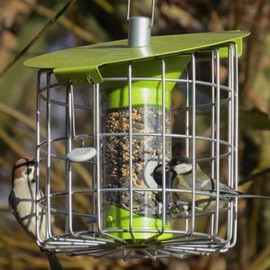 Roundhaus Bird Seed Feeder Celadon Green