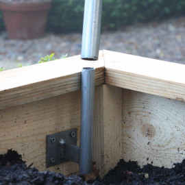 Hoop Brackets for Wooden Raised Beds (set of 4)