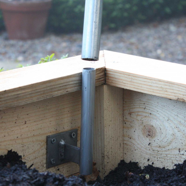 Buy Hoop Brackets For Wooden Raised Beds (set Of 4) Online - Plant Care & Earth