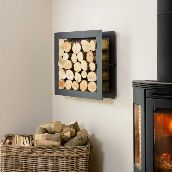 Buy Harrod Square Steel Log Holder Online - Other Garden Equipment & Decoration