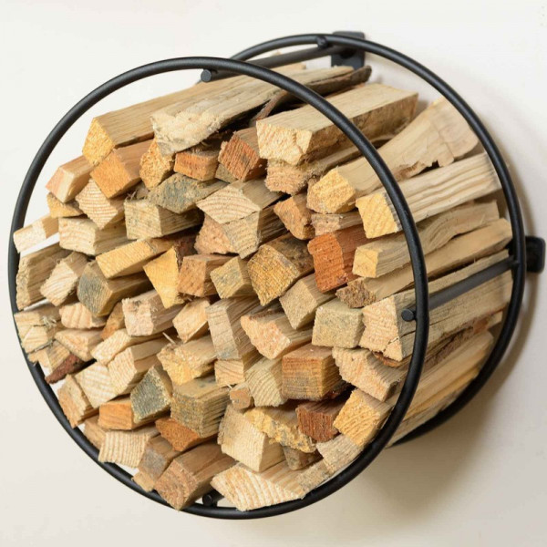 Buy Harrod Circular Wire Kindling Holder (wall Mounted) Online - Other Garden Equipment & Decoration