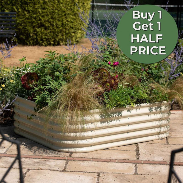 Buy 4 in 1 Modular Metal Raised Bed Online - Plant Care & Earth