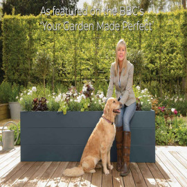 Harrod Superior Metal Raised Beds Anthracite Grey