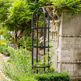 Harrod Steel Round Obelisks Matt Black