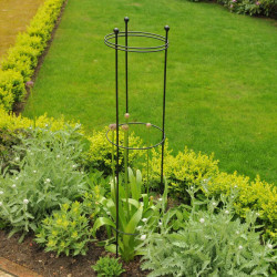 Harrod Tall Circular Plant Support Matt Black