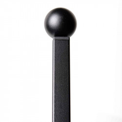 Harrod Steel Plant Stakes Square Matt Black (2 Pack)