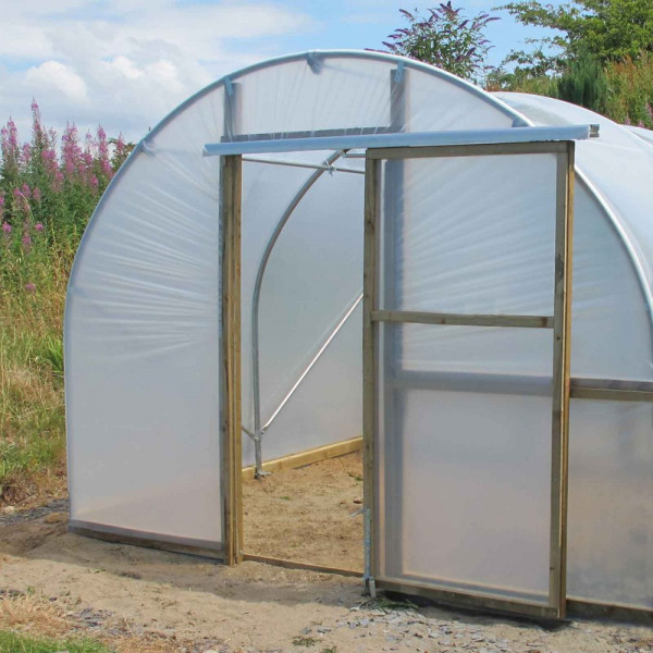 Buy Polytunnel 10ft Wide With Sliding Doors Online - Flower Pots & Stands
