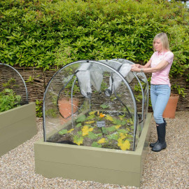 Hoops & Pvc Cover for Superior Metal Raised Beds