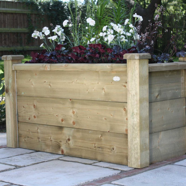 Buy Rectangle Wooden Planters Online - Plants & Plant Care