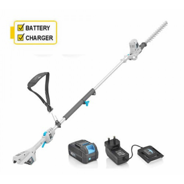 Buy Swift EB918D2 Cordless Long Reach Hedge Trimmer with Battery and Charger Online - Garden Tools & Devices