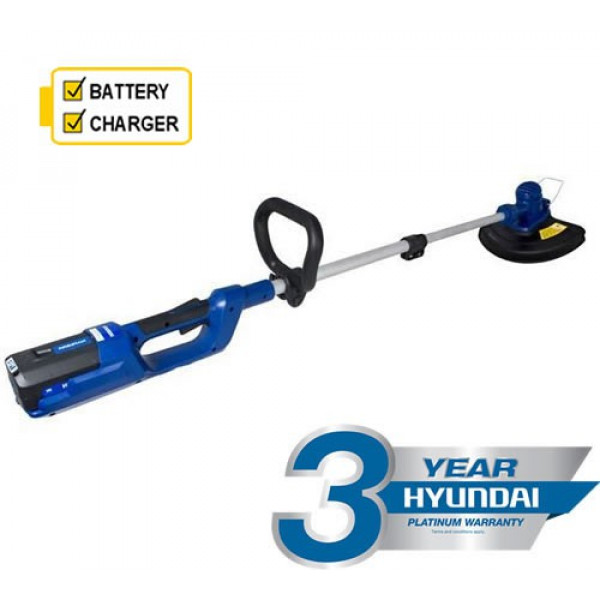 Buy Hyundai HYTR36Li 36v Cordless Grass Trimmer c/w Battery and Charger Online - Garden Tools & Devices
