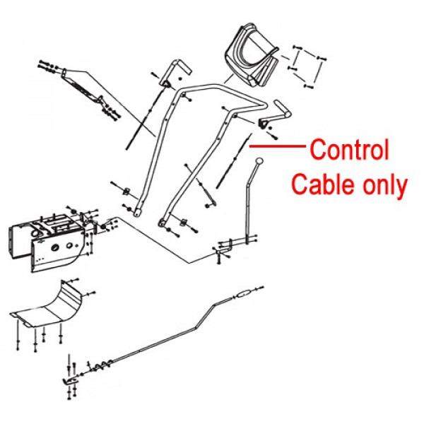 Buy Stiga Snow Cube Control Cable 1881 2586 01 Online - Garden Tools & Devices