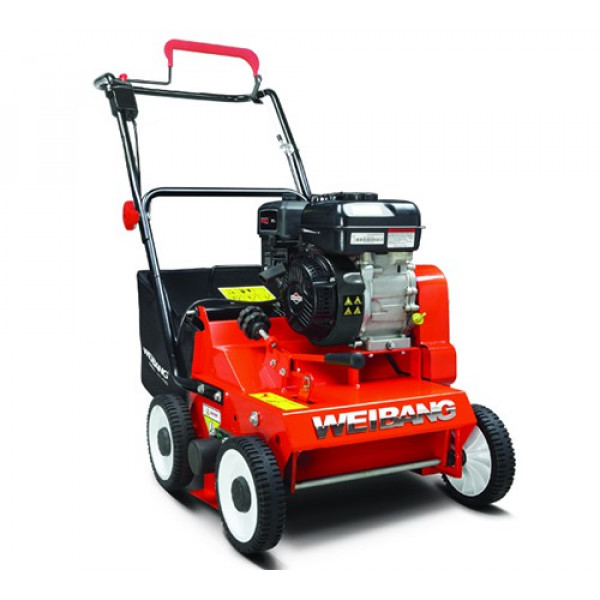 Buy Weibang WB384RB Hand Propelled Petrol Lawn Scarifier Online - Garden Tools & Devices