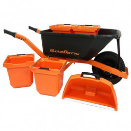 Bucketbarrow Pro88 Wheelbarrow with Buckets and Scoop