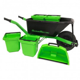 Bucketbarrow Urban88 Wheelbarrow with Buckets and Scoop