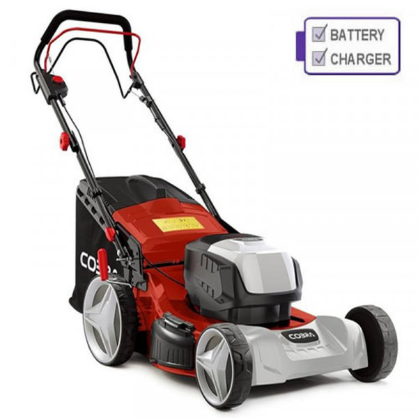 Buy Cobra MX460S40V Self Propelled 40v Cordless Lawnmower c/w Battery and Charger Online - Garden Tools & Devices