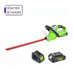 Greenworks G24ht54k2 24v Hedgetrimmer C/w Battery and Charger