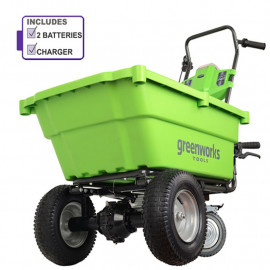 Greenworks 40v Self Propelled Cart with 2 X Batteries and Charger