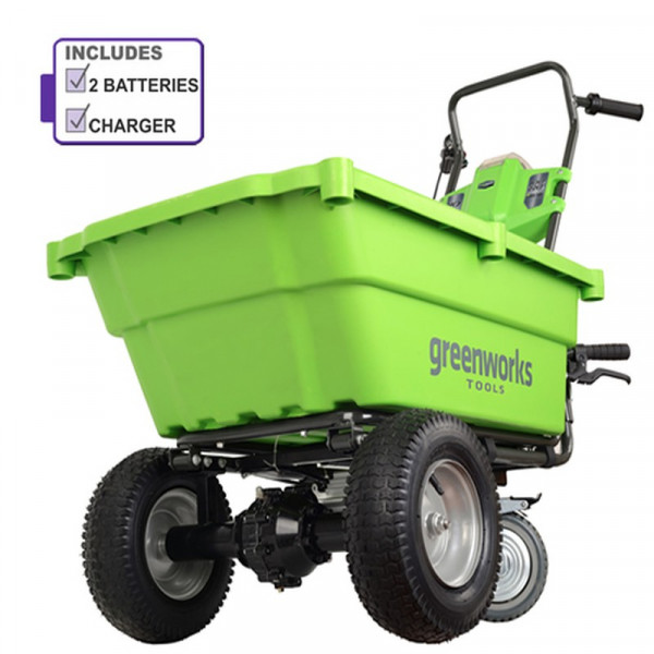 Buy Greenworks 40v Self Propelled Cart with 2 x batteries and charger Online - Garden Tools & Devices