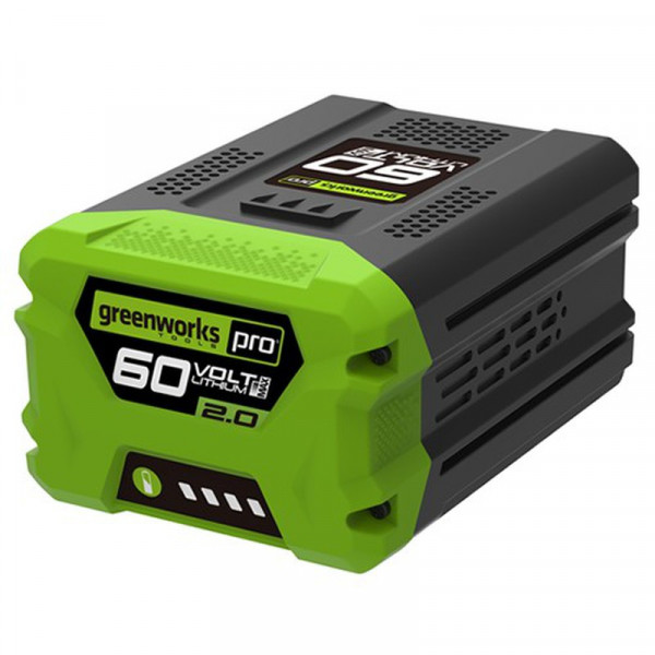 Buy Greenworks 60v 2.0Ah Lithium Ion Battery (G60B2) Online - Garden Tools & Devices