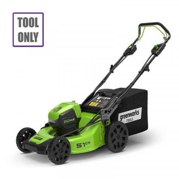 Buy Greenworks GD60LM51SP 60v Cordless Self Propelled Mower (Tool only) Online - Garden Tools & Devices