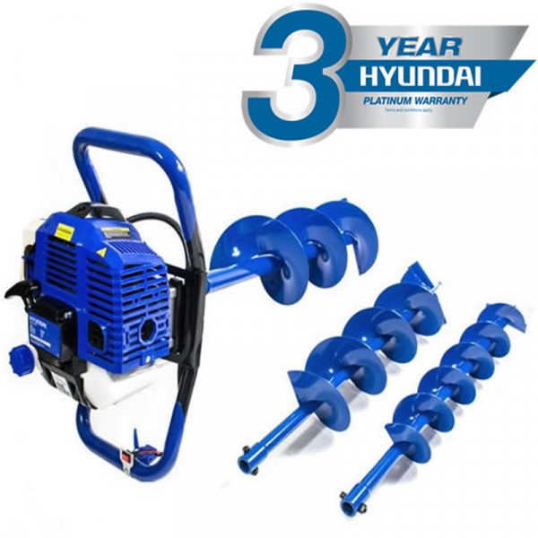 Buy Hyundai HYEA5080 51cc Earth Auger Kit Including Drill Bits Online - Garden Tools & Devices