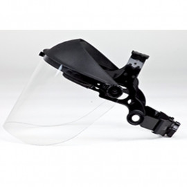 Brushcutter Clear Visor with Rubber Strap