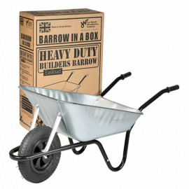 The Walsall Easiload 85l Builders Barrow in Box Pneumatic Beasgvp