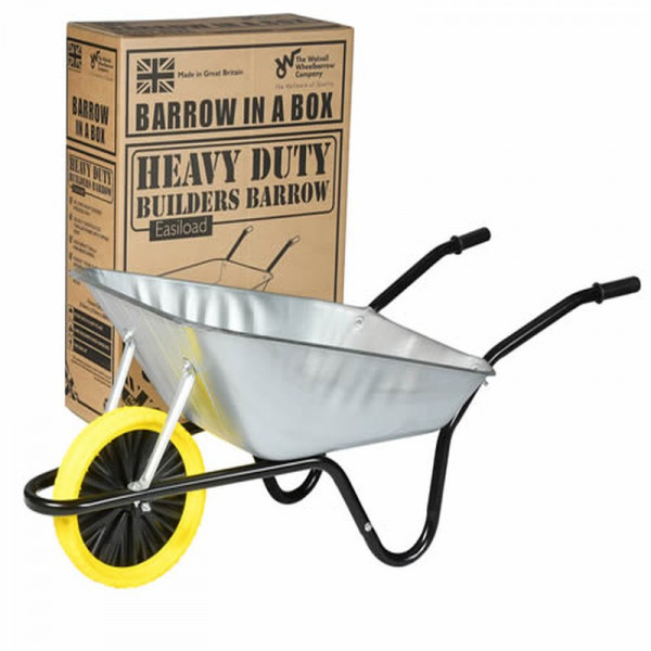 Buy The Walsall Easiload 85L Builders Barrow in Box Puncture Proof BEASGVPP Online - Wheelbarrows & Sack Trucks