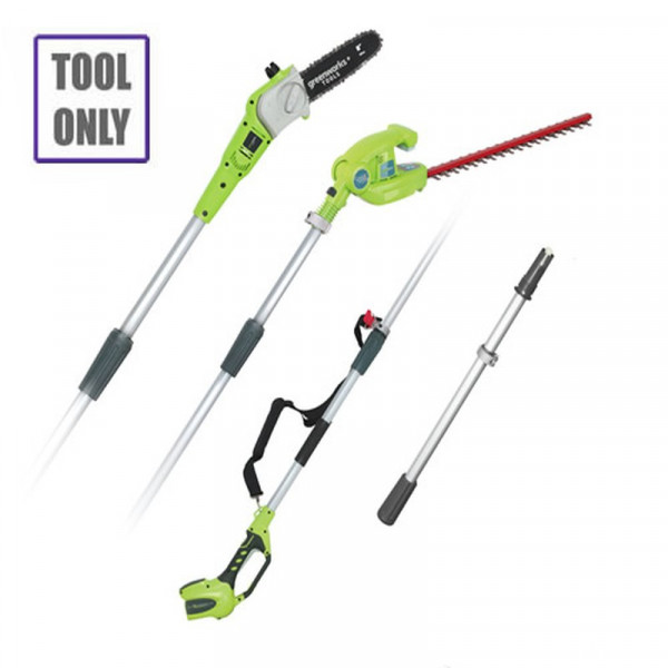 Buy Greenworks 40v Long Reach Hedgecutter / Pruner c/w battery ; charger Online - Hedge Trimmers Buy Greenworks 40v Long Reach Hedgecutter / Pruner c/w battery ; charger Online - Hedge Trimmers