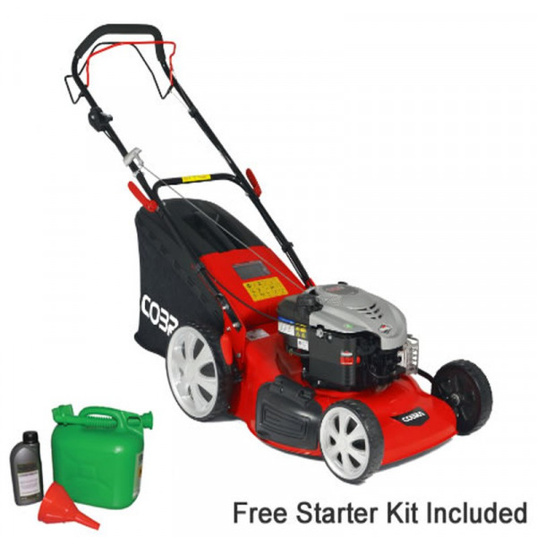 Buy Cobra M51SPB 51cm 4 in 1 Self Propelled Petrol Lawn mower Online - Petrol Mowers