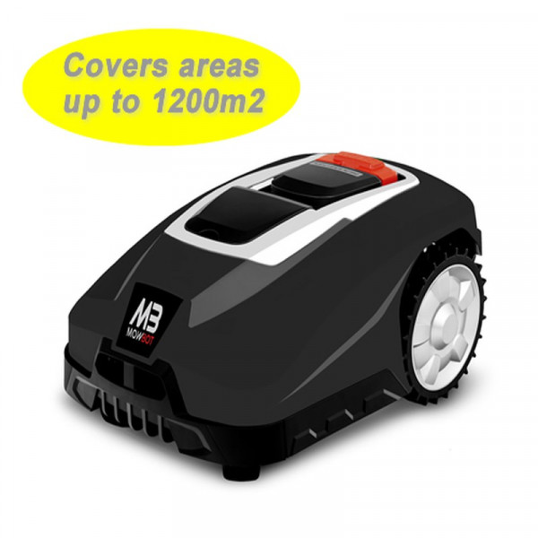 Buy Mowbot 1200 28v 3Ah Robotic Lawnmower Black Online - Lawn Mowers