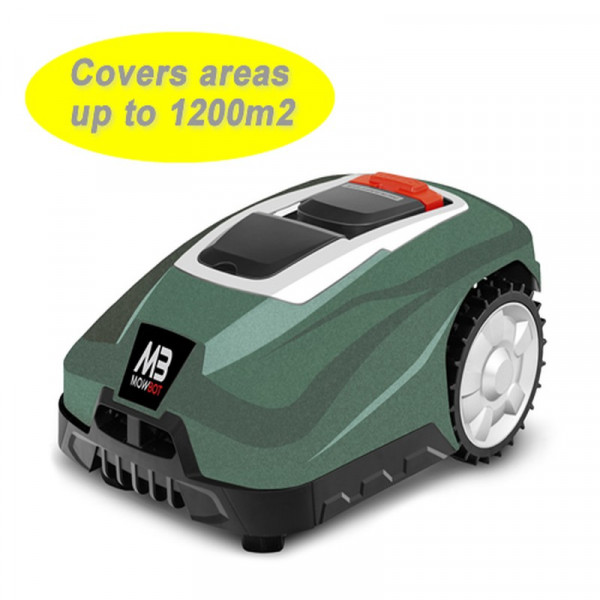 Buy Mowbot 1200 28v 3Ah Robotic Lawnmower Metallic Green Online - Lawn Mowers