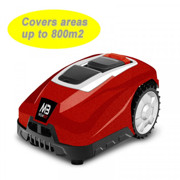 Buy Mowbot 800 28v 2.5Ah Robotic Lawnmower Metallic Red Online - Lawn Mowers