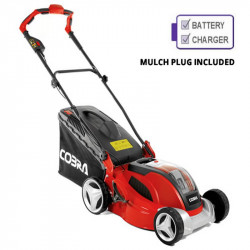 Cobra Mx4140v 41cm Cut Push Cordless Lawn Mower