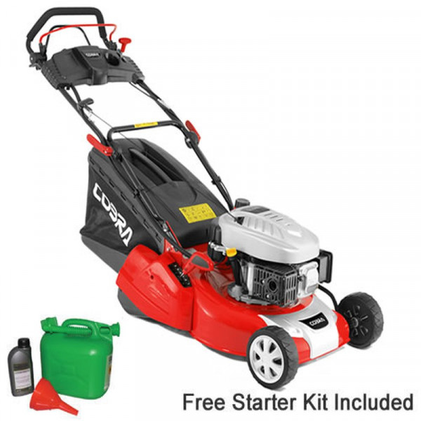 Buy Cobra RM46SPCE E/S Self Propelled Rear Roller Petrol Lawn mower Online - Petrol Mowers