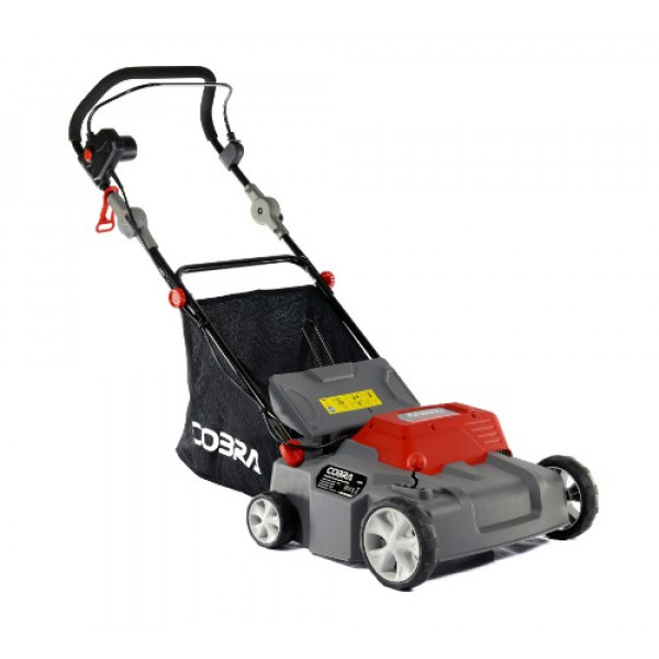 Buy Cobra S36E 2 in 1 Electric Scarifier and Lawn Rake Online - Lawn Mowers