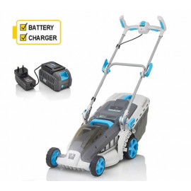 Swift Eb137c2 Wide+ Cordless Lawn Mower with Battery and Charger
