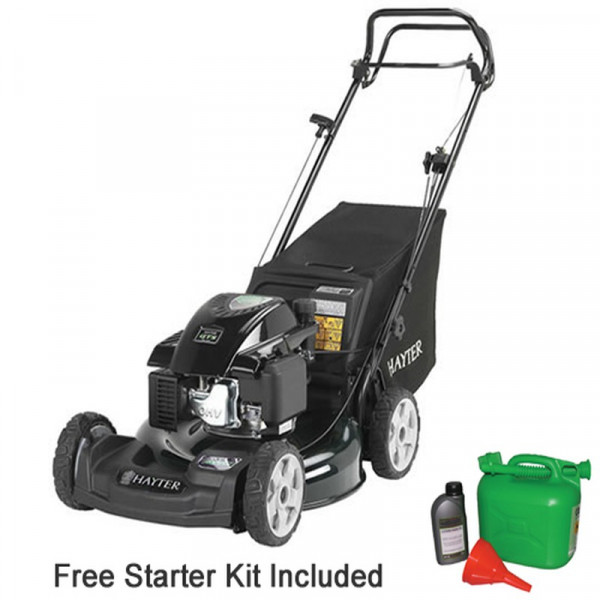 Buy Hayter Osprey 53 AWD Self Propelled 4 Wheel Petrol Lawnmower Online - Petrol Mowers